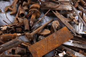 outils rouillés