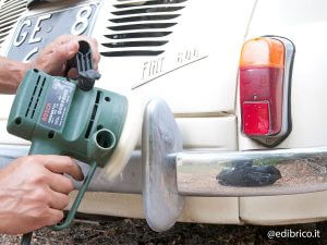 How to polish the chrome plating of vintage cars ?